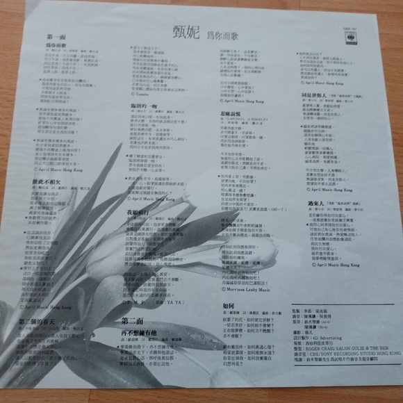 CBS Vinyl Chinese with FREE poster - Picture 7 of 16